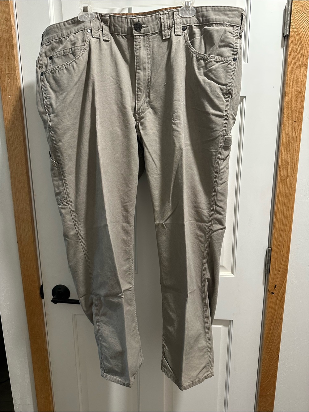 Men's Cargo Pants in Light Khaki - Casual Utility Style
